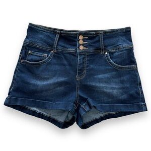 Tinseltown Juniors Blue Mid Rise Shorts - Size 7